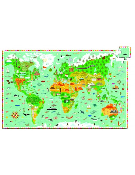 Puzle d'Observació Monuments del món - 200 pcs