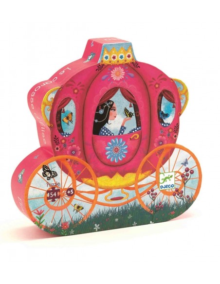 Puzle Silueta El Carruatge d'Elise - 54 pcs