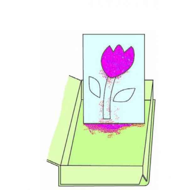 Quadres de purpurina - Papallones