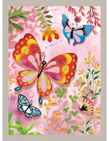 Cuadros de purpurina - Mariposas