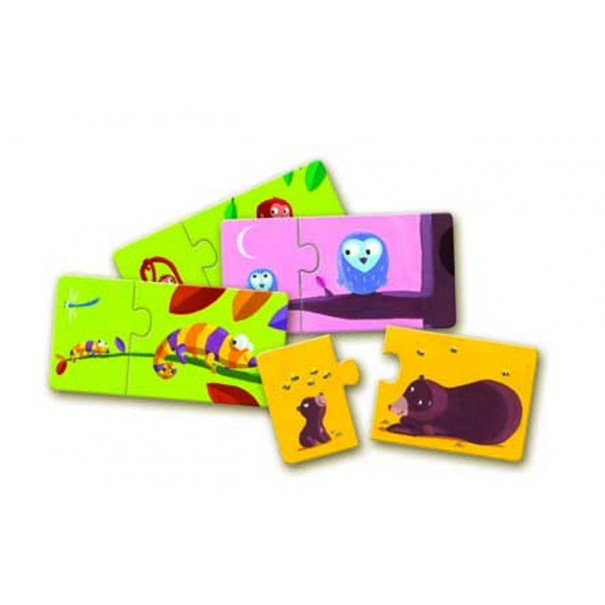 Puzzle Duo - Animals - 2 pcs