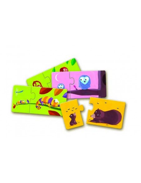Puzzle Duo - Animals - 2 pcs