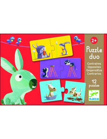 Puzzle Duo - Contrarios - 2 pzs
