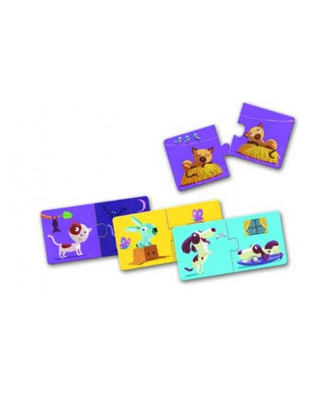 Puzzle Duo - Contrarios - 2 pzs