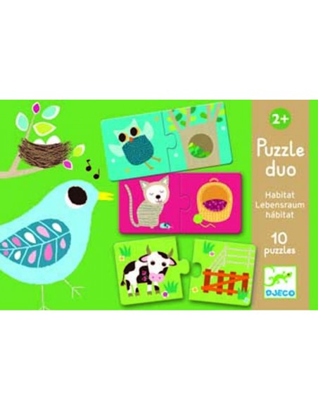 Puzle duo - Habitat - 2 pcs