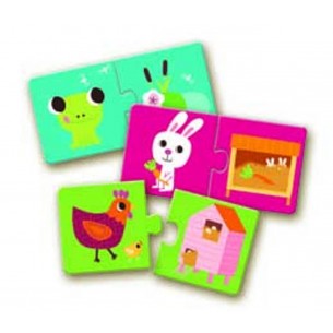 Puzle duo - Habitat - 2 pcs 2