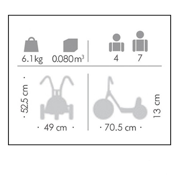 Triciclo 3 - 7 años