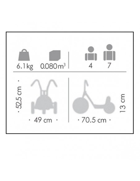 Triciclo 3 - 7 años