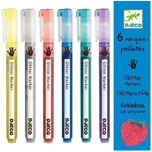 Rotuladores con purpurina