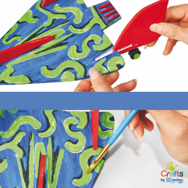 Manualidad - Aviones 3D de Foam