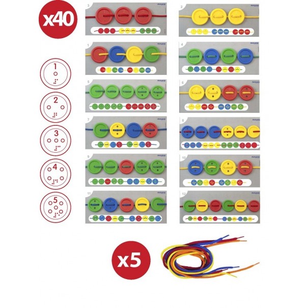 Activity Buttons - 40 pzs