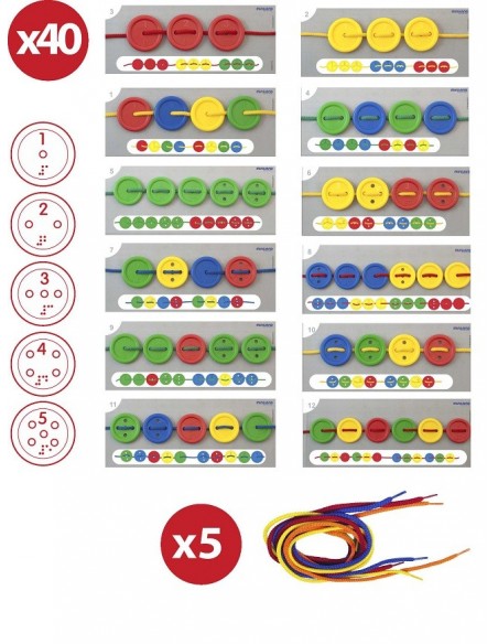 Activity Buttons - 40 pcs