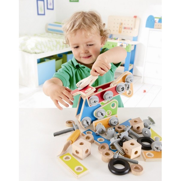 Set de Construcción de Madera - 62 pzs