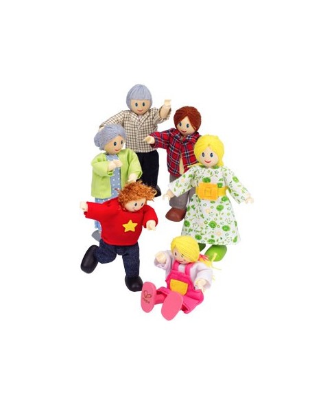 Familia de juguete - 6 personajes