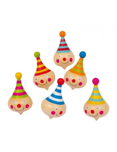 Peonza de Madera - Payaso