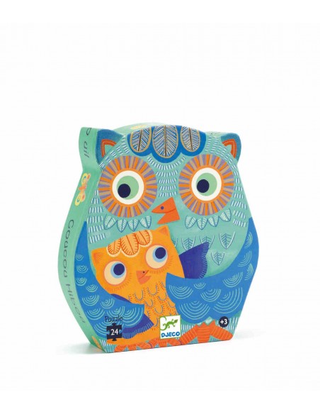 Puzle Silueta - Mussol- 24 pcs