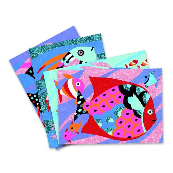 Pintar con Arena - Peces Arcoiris