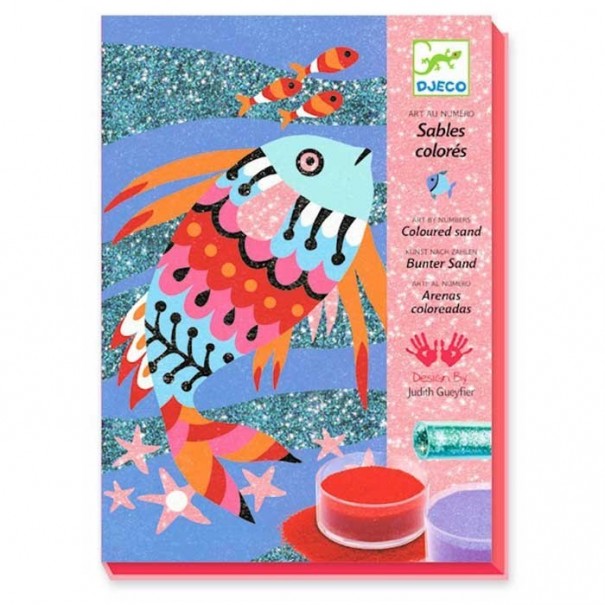 Pintar con Arena - Peces Arcoiris