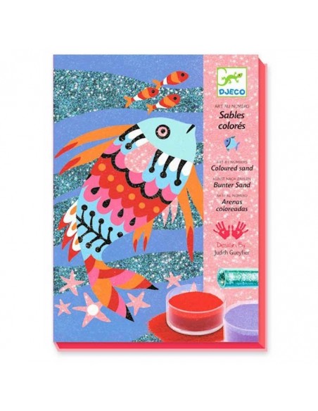 Pintar con Arena - Peces Arcoiris