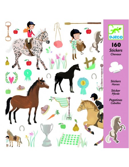 Stickers Caballos - 160 pzs