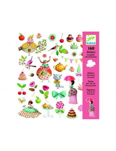 Stickers Te de les Princesas - 160 pcs