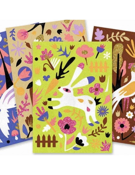 Pintar con Arena - Maravillas de los bosques