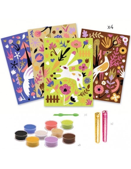 Pintar amb Sorra - Meravelles dels boscos