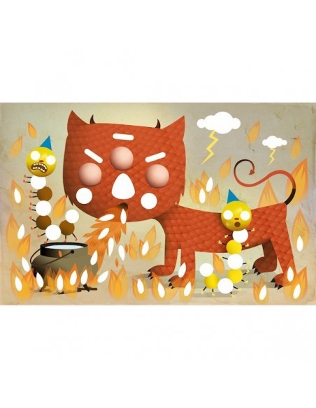 Pintar amb els dits - Decora les criatures