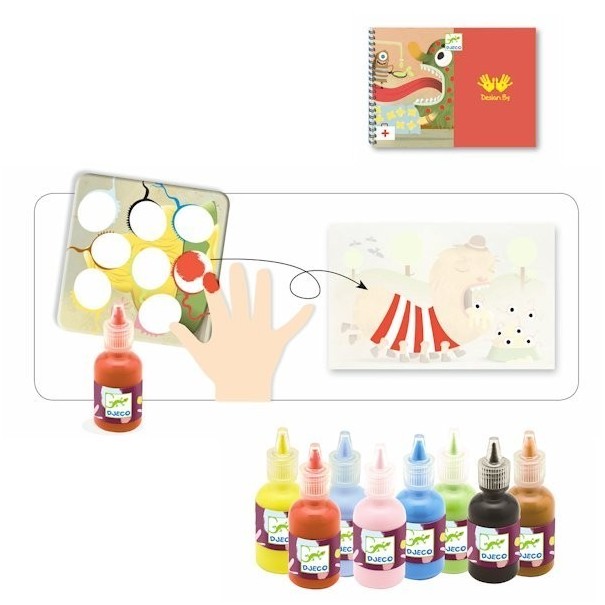 Pintar con los dedos - Decora las...