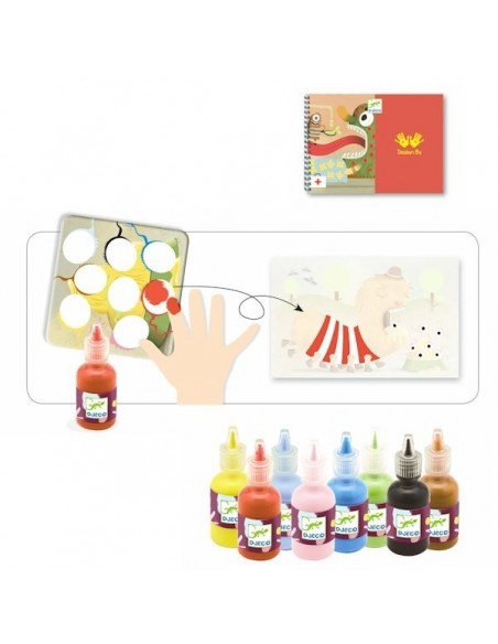 Pintar con los dedos - Decora las criaturas