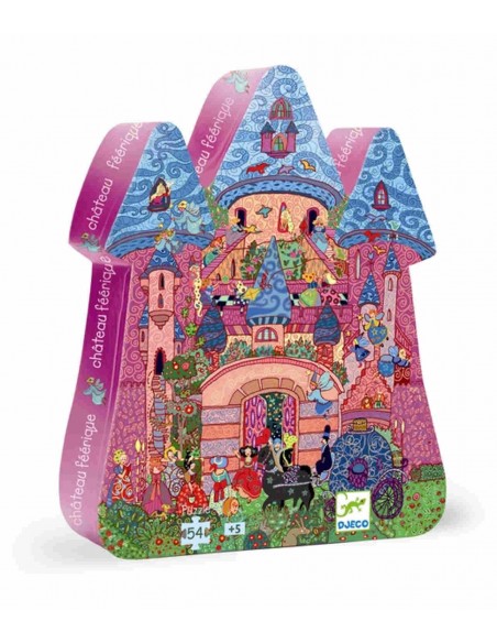 Puzle de silueta - Castell 54 pcs.