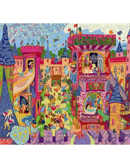 Puzle de silueta - Castell 54 pcs.