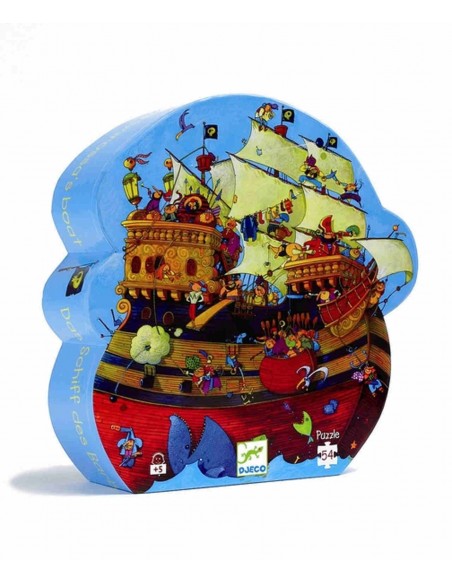 Puzle de silueta - Vaixell 54 pcs.