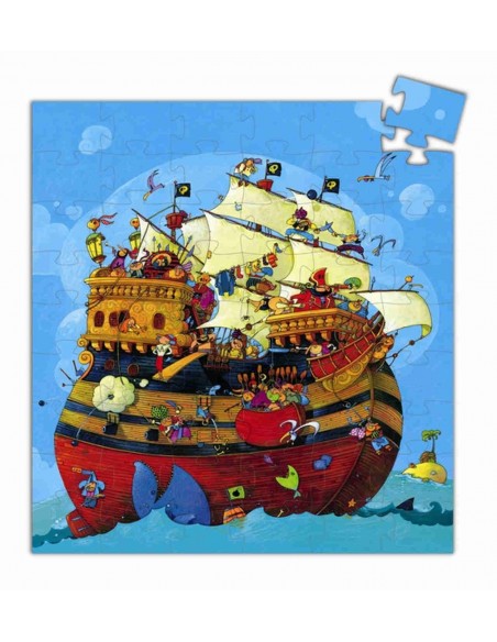 Puzle de silueta - Vaixell 54 pcs.