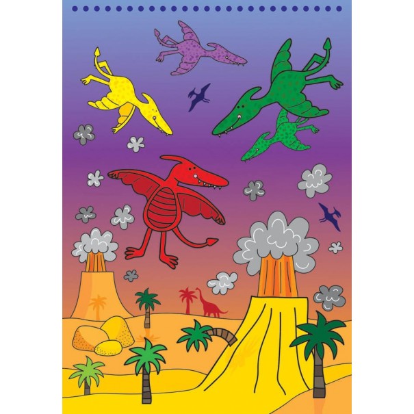 Dibujar con Agua - Dinosaurios