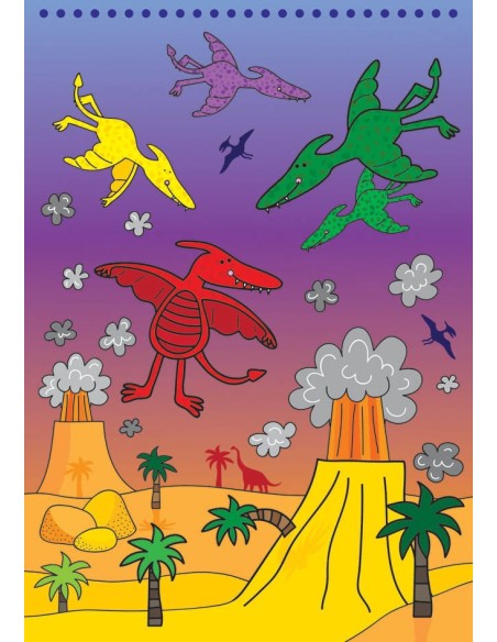 Dibuixar amb Aigua - Dinosaures