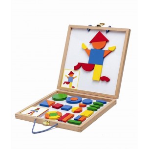 Maletín magnético de madera