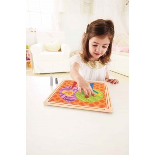 Collage manualidad con telas 2