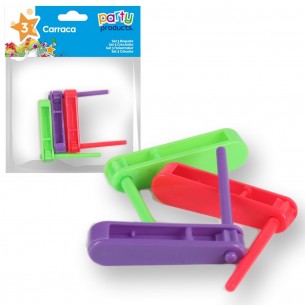 Carraca de plàstic - 3 uni.
