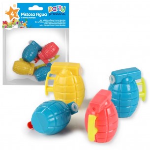 Pistola de Agua Bomba - 4 uni.