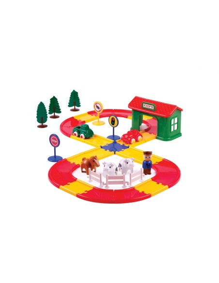 Ciutat Viking - 25 pistes, 2 Vehícles y 9 Complements