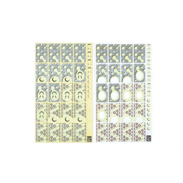 Adhesivos Fluorescentes para Laberintos