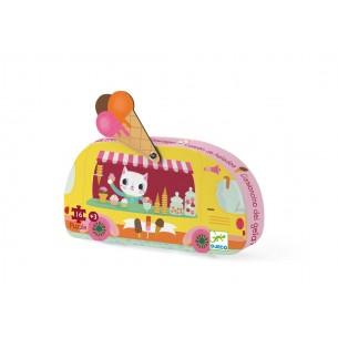 Puzzle Silueta - Camión de...