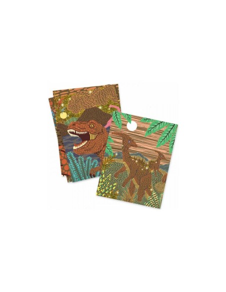 Cuadros para Rascar - El Reino de los Dinosaurios