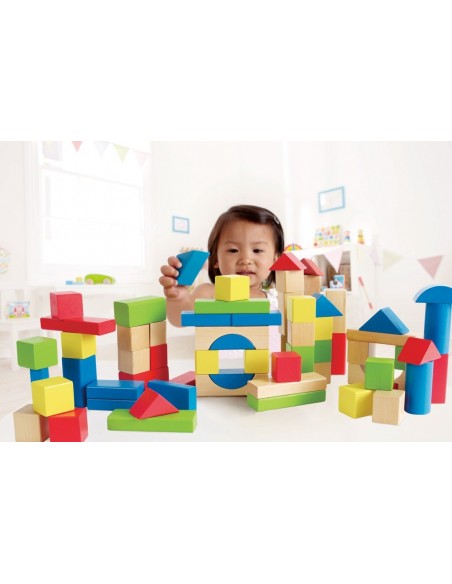 Construcció de Fusta amb Cub - 101 pcs.