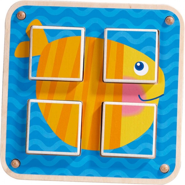 Puzzle de Cubos - Animales del Jardín