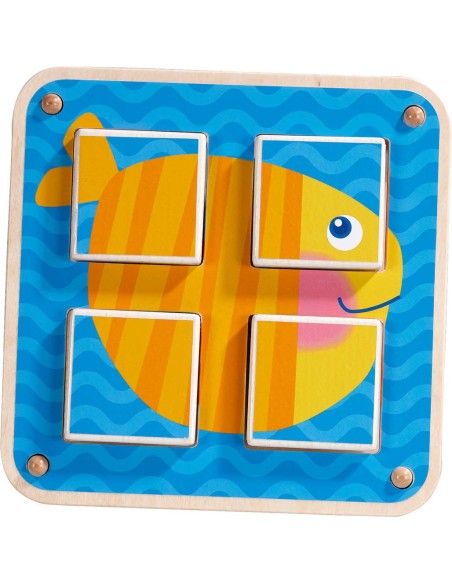 Puzzle de Cubos - Animales del Jardín