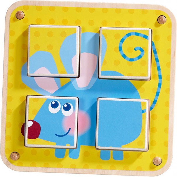 Puzzle de Cubos - Animales del Jardín