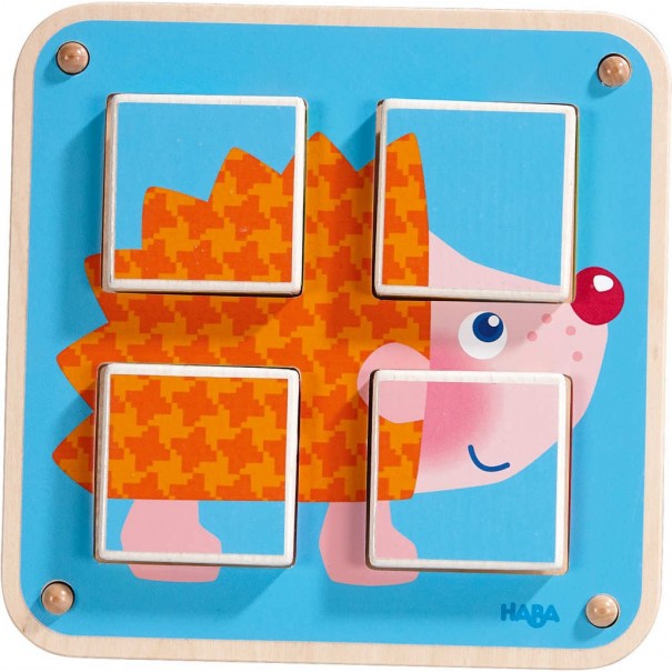 Puzzle de Cubos - Animales del Jardín