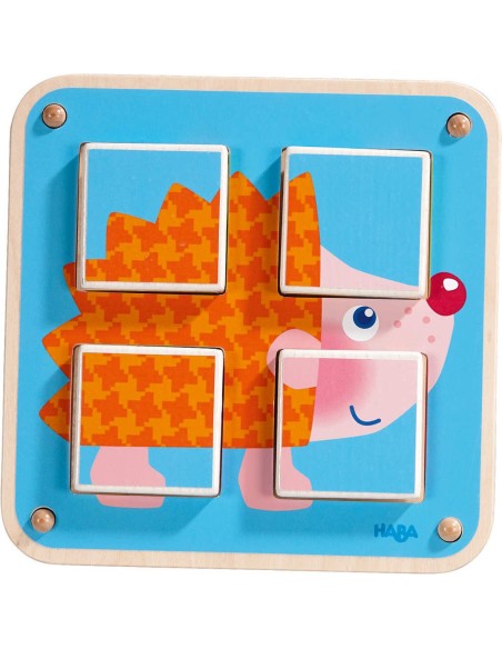 Puzzle de Cubos - Animales del Jardín